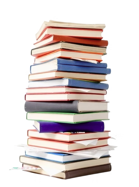 A stack of books